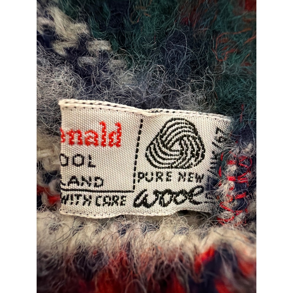 Dress MacDonald Pure New Wool Beret Unisex OS Multicolor Scottish Tam Hat Preppy - Picture 6 of 6